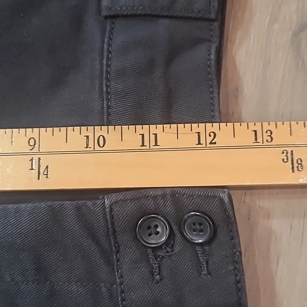 EUC Everlane Jeans Women's sz 6 Black High Rise Wide Leg Crop Pants